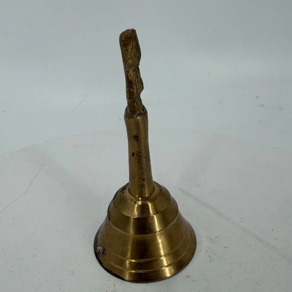Vintage Brass Bell-England Find-Possibly a brass Garuda hand bell-Hindu